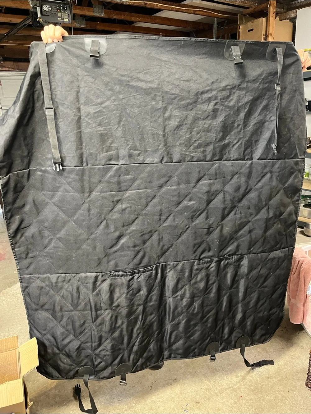 Milliard Reflective Grow Tent Canopy Black Neon Green Trim Damaged